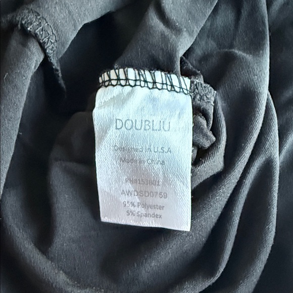 Doublju Black Sleeveless Mini Dress Little Black Dress Layers Staple - Picture 3 of 6